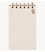 Paddywax Notitieboekje A Dopo Twin Wire Notepad ‐ Tomato