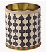 Paddywax Opbergdoos A Dopo Storage Tin ‐ Black & White Wavy