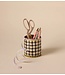 Paddywax Opbergdoos A Dopo Storage Tin ‐ Black & White Wavy