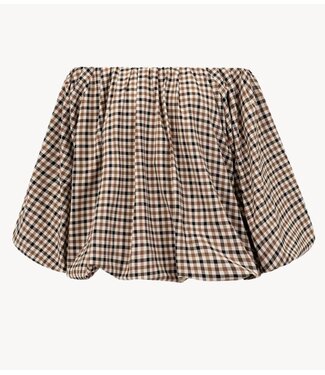 OU. Rok Top Hill Row Biscotti Check