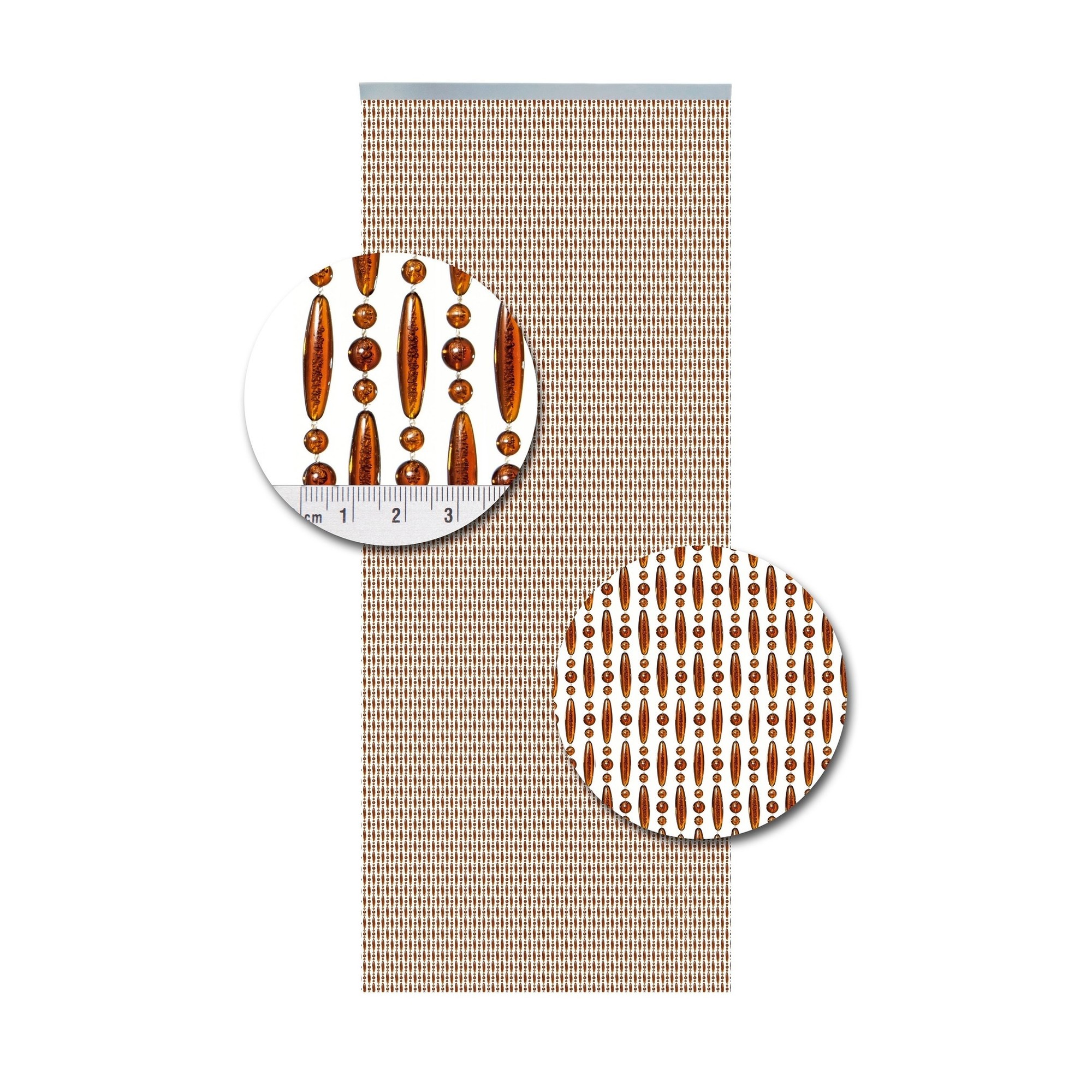 Perlenvorhang Braun Versetzt - Superdekoshop.de