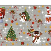 Lieblingsstücke by frauk. Wachstuch Weihnachten Dunkel Grau - Superdekoshop.de