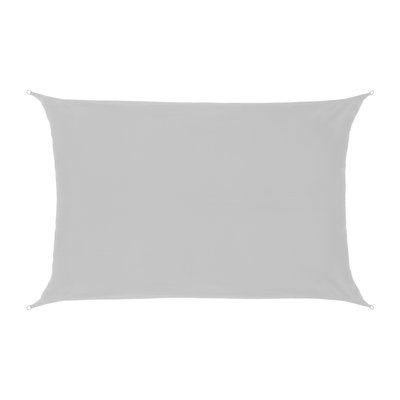 Sonnensegel Rechteck Weiß Polyester 4x2M
