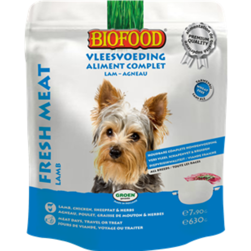 Biofood BF vleesvoeding compleet Lam (7x90gr.)