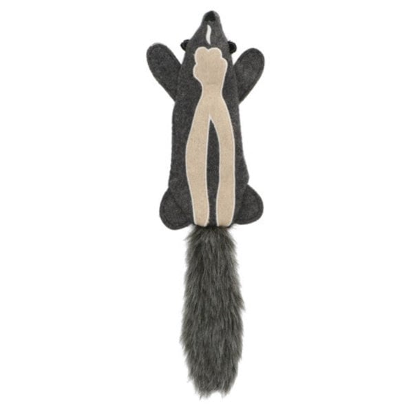 bidden Sprong wortel Adori Adori Hondenspeelgoed Skunk Grijs|Wit 40 cm - Weka Diervoeders