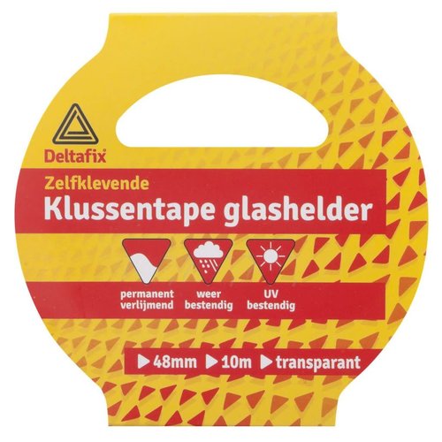 Deltafix Deltafix Klussentape zelfklevend standaard glashelder 10 m x 48 mm