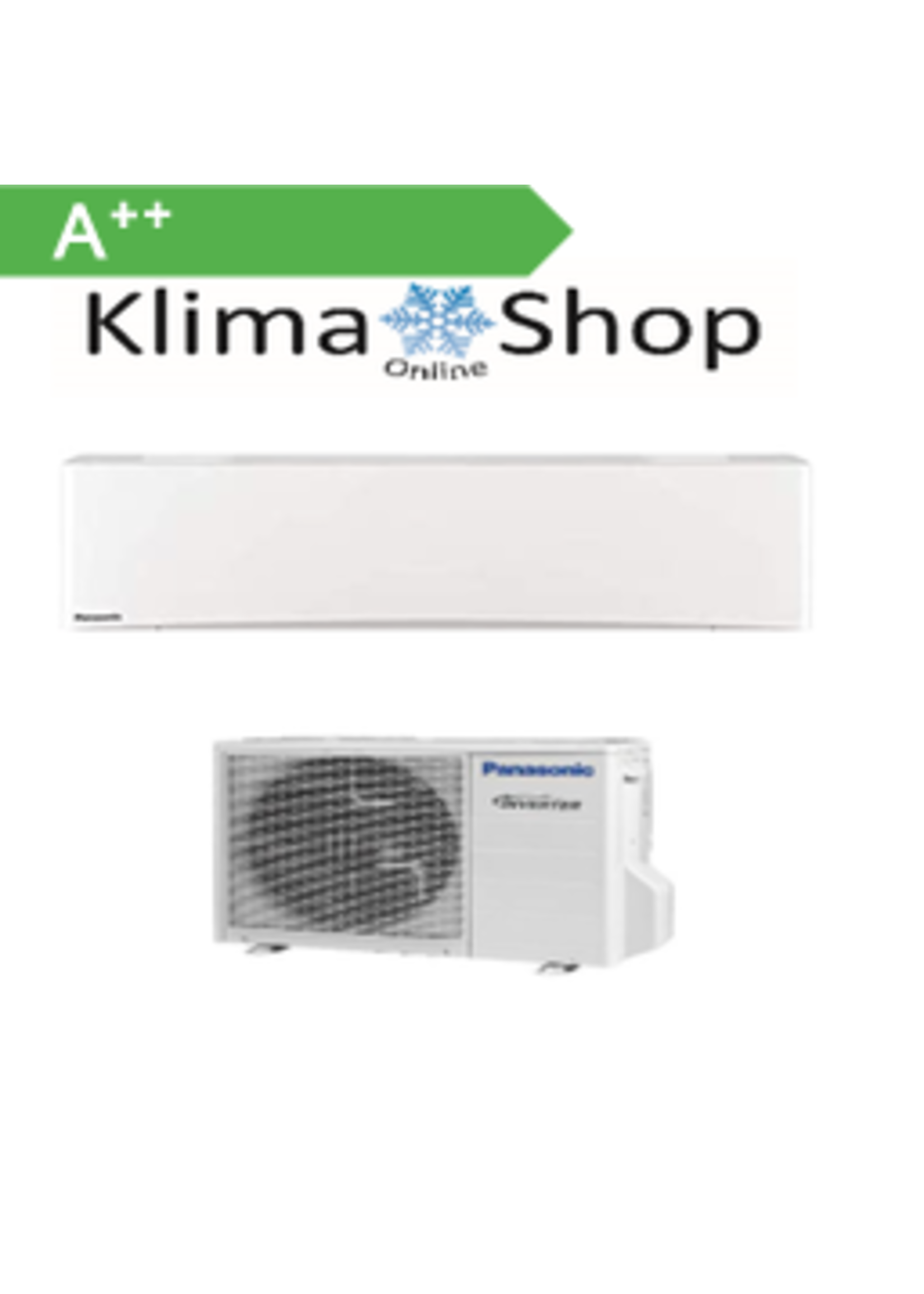 Panasonic Klimaanlage Single-Split Set mit Wandgerät Baureihe TKEA 7,1 kW  bis -20 °C
