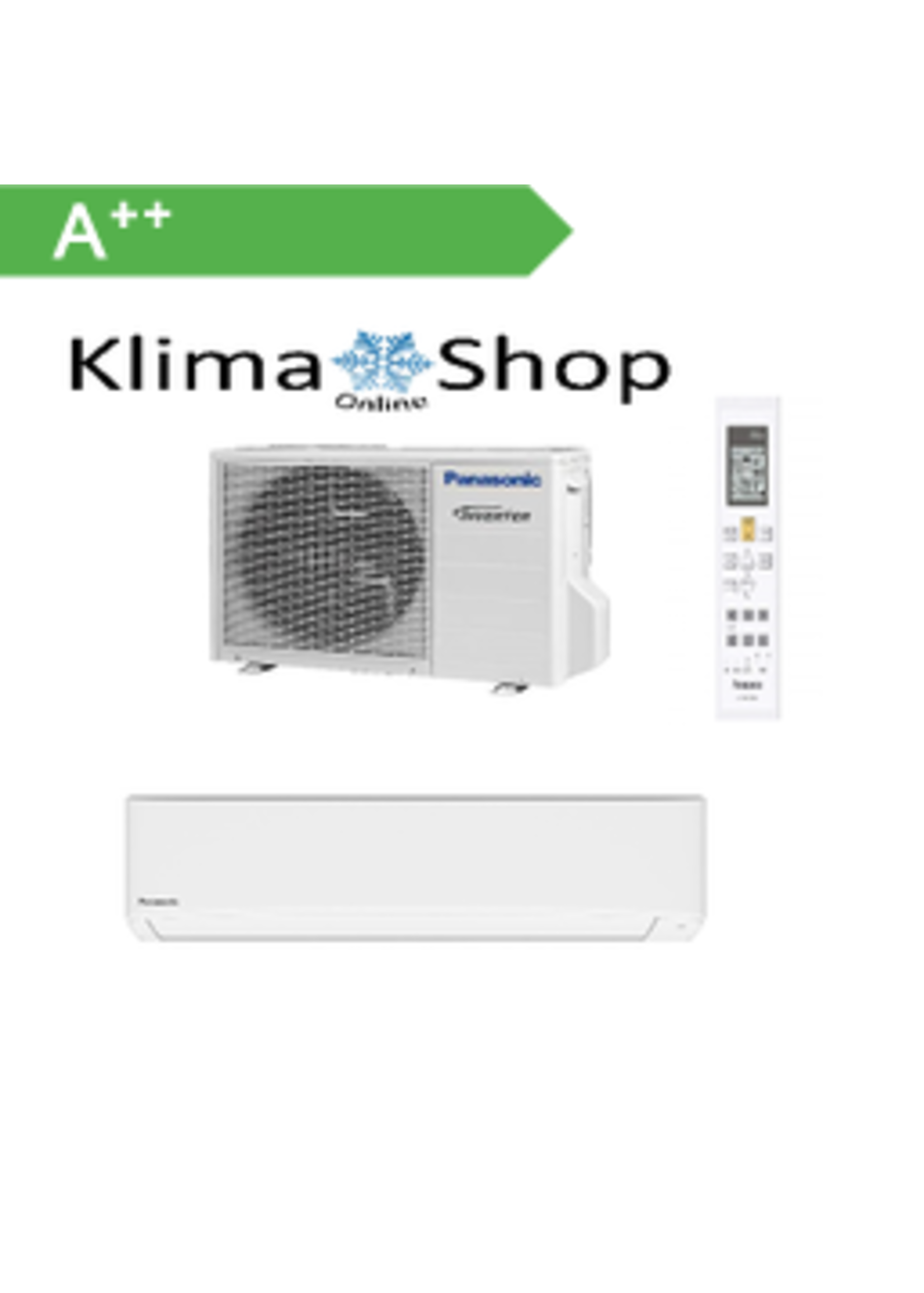 Panasonic Single-Split Set mit Wandgerät TZ 2 kW