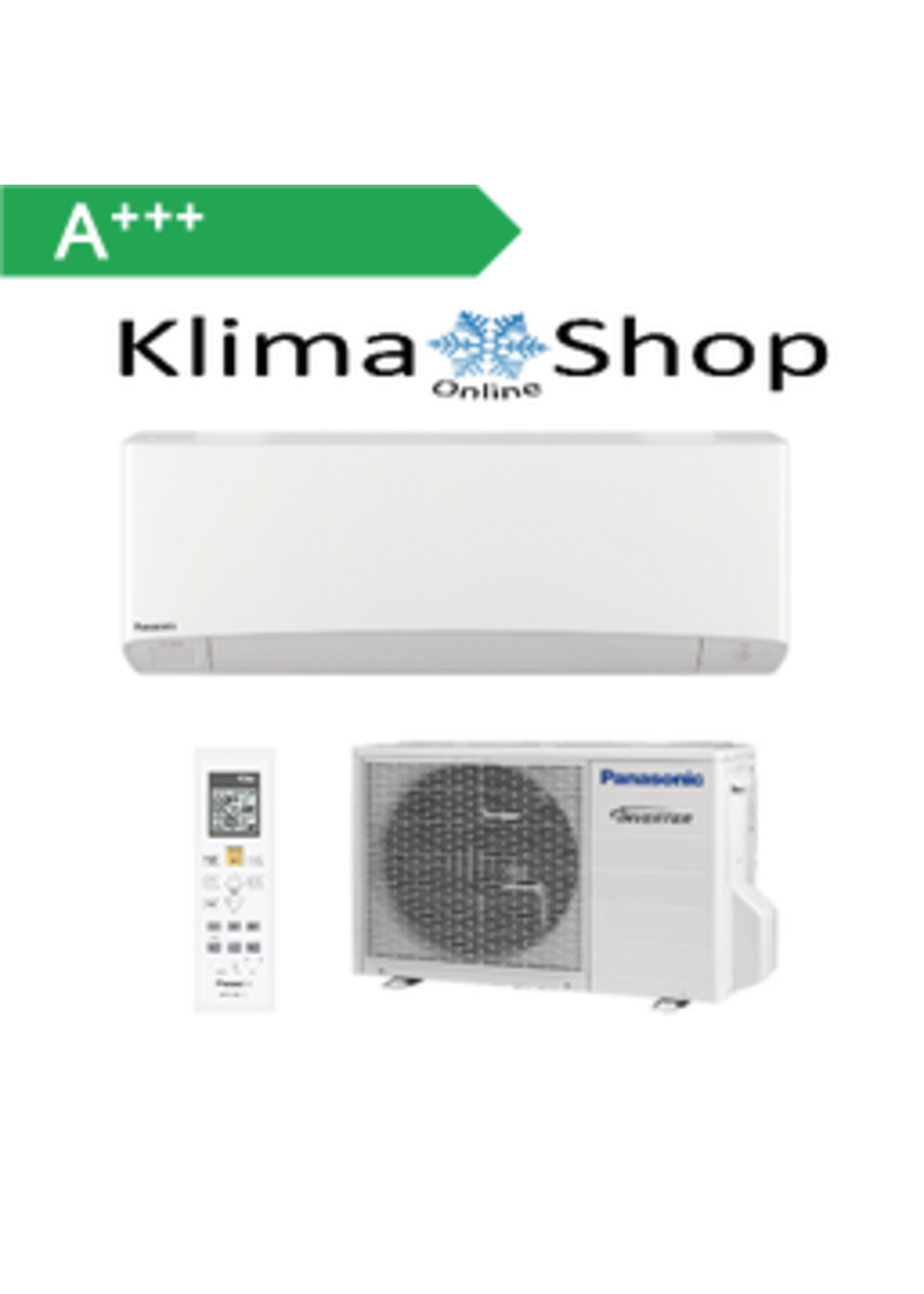 Panasonic Klimaanlage Single-Split Set mit Wandgerät ETHEREA 3,5 kW
