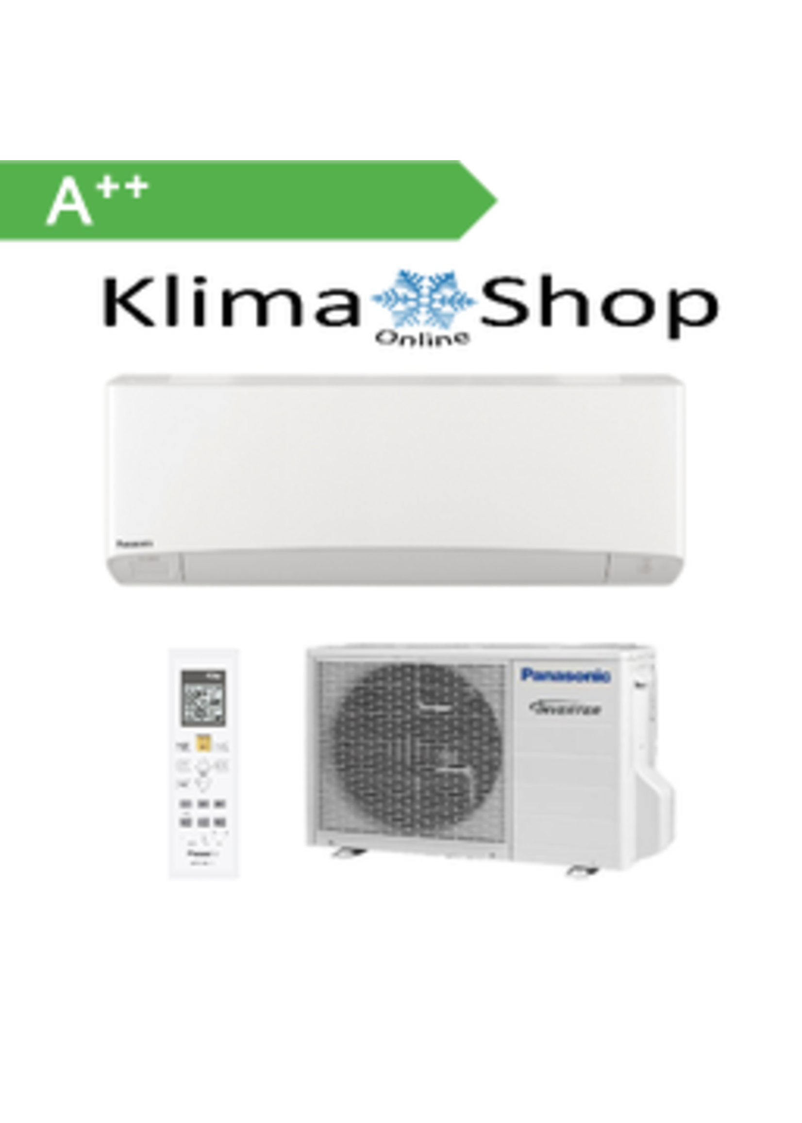 Panasonic Klimaanlage Single-Split Set mit Wandgeraet ETHEREA 2,05 kW
