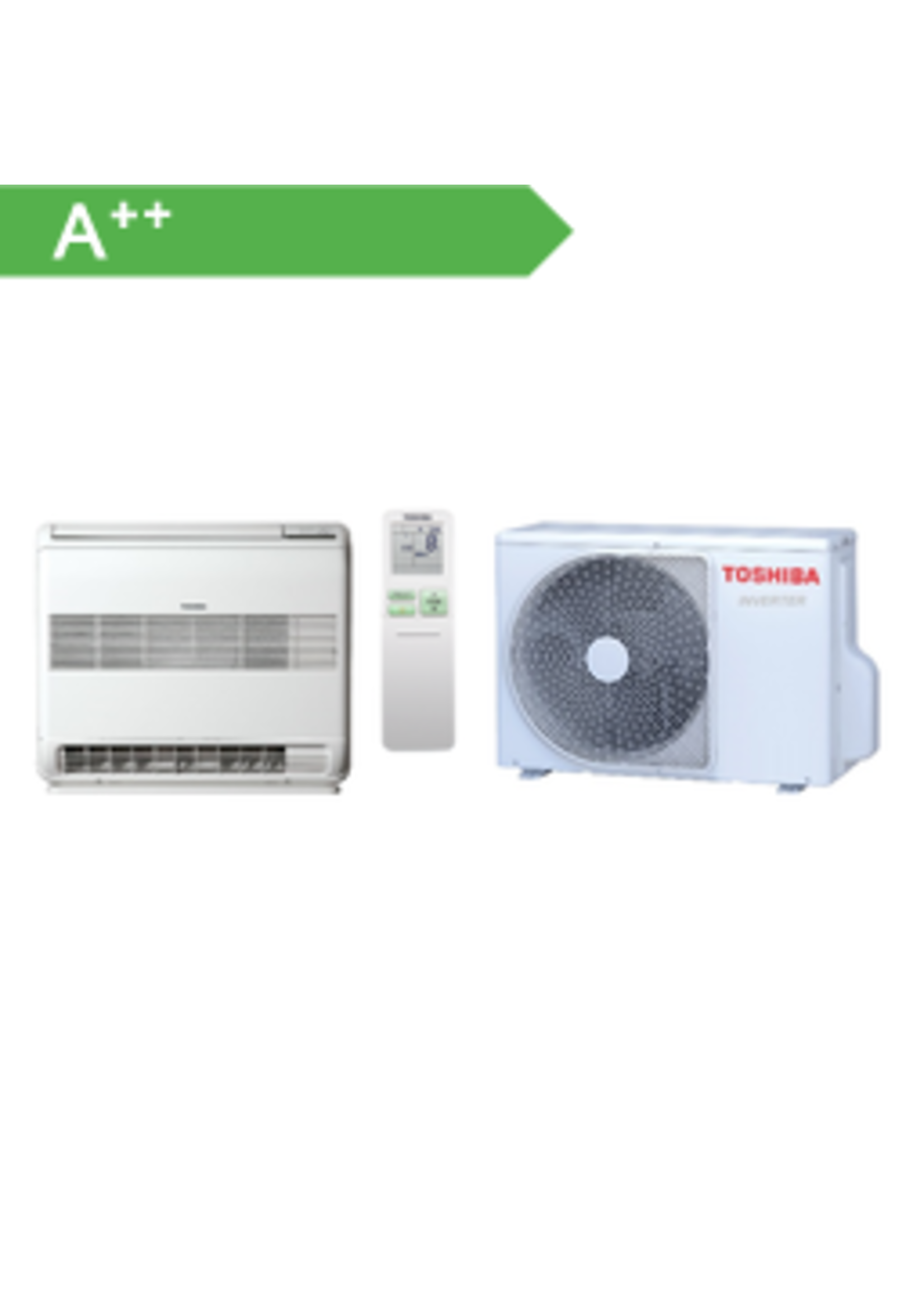 Toshiba Klimaanlage Set mit Konsole 5,0 kW Single Split