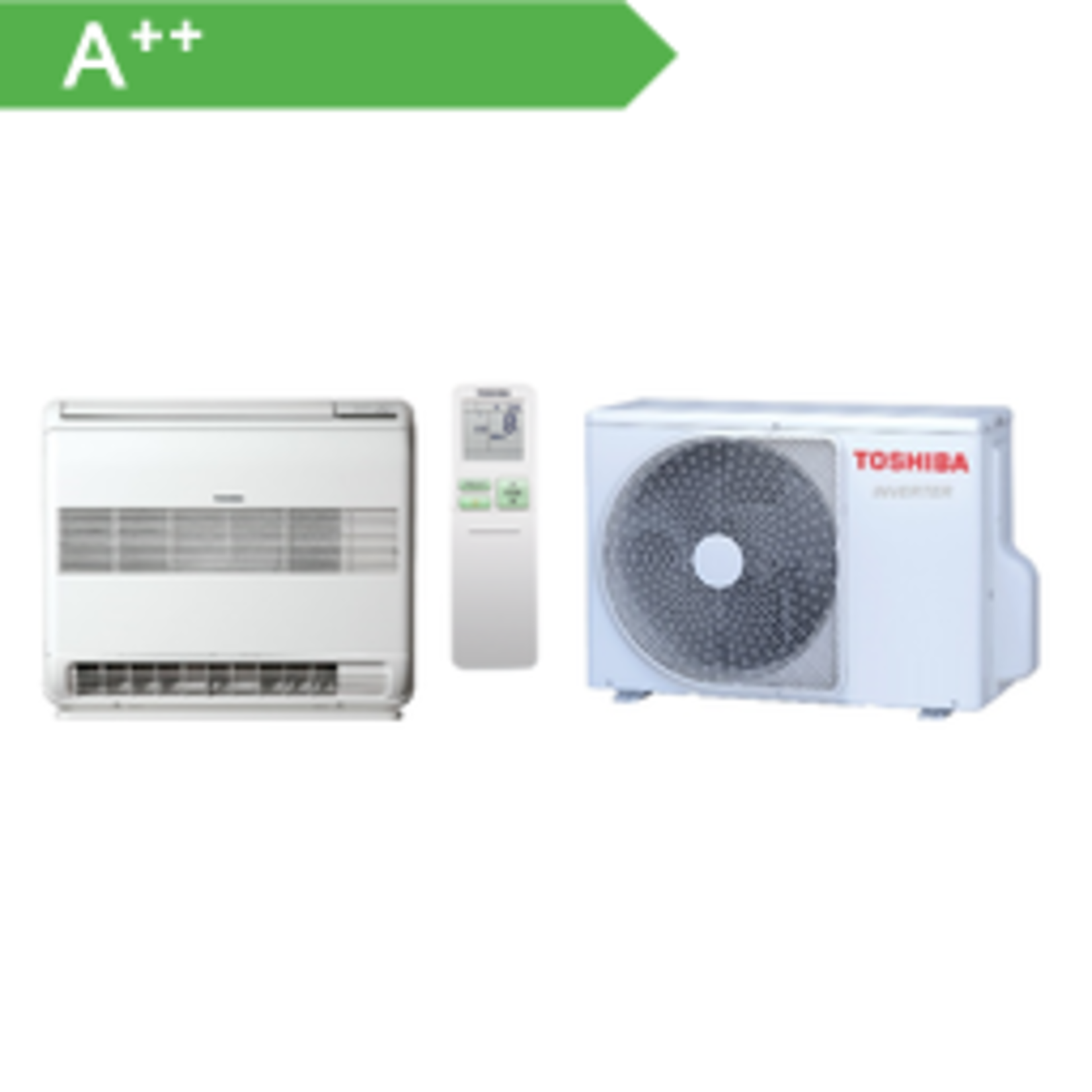 Toshiba Klimaanlage Set mit Konsole 2,5 kW Singlesplit