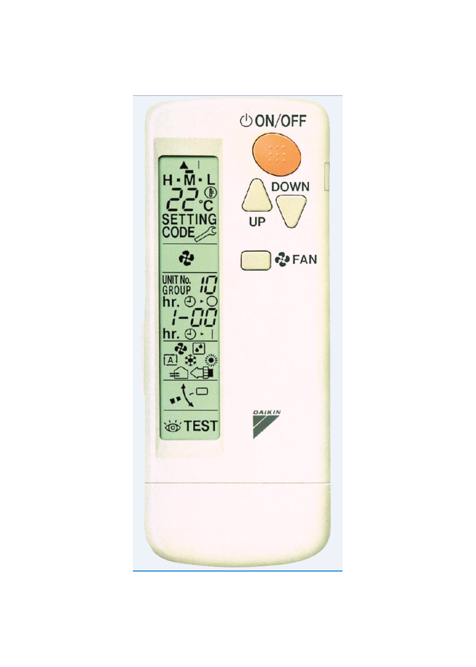 Daikin IR-Fernbedienung BRC7F530W für Kassettengerät