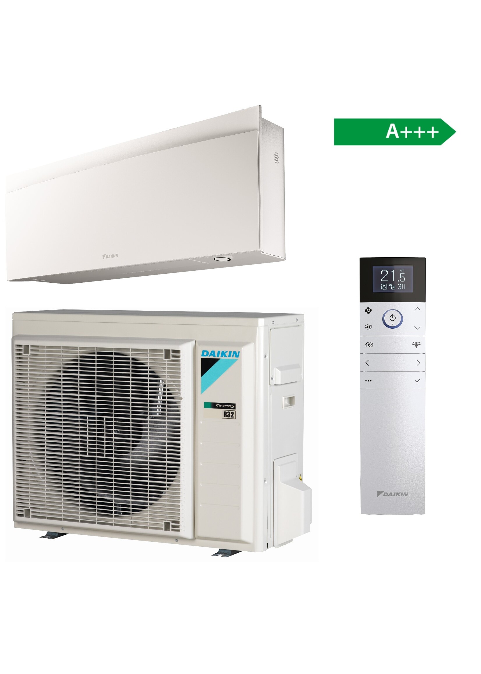 Daikin Set Klimaanlage Emura 2,5 kW Wandgerät in weiss