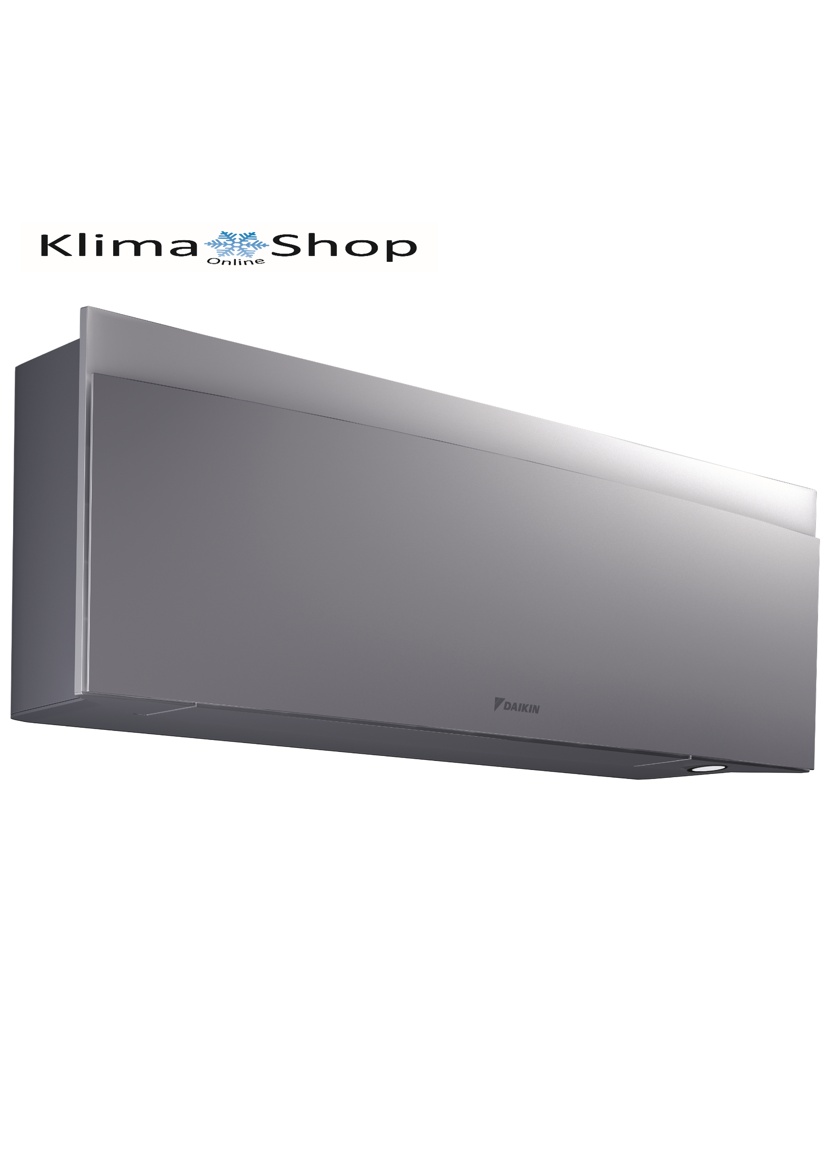 Daikin Set Klimaanlage Emura 3,5 kW Wandgerät in silber