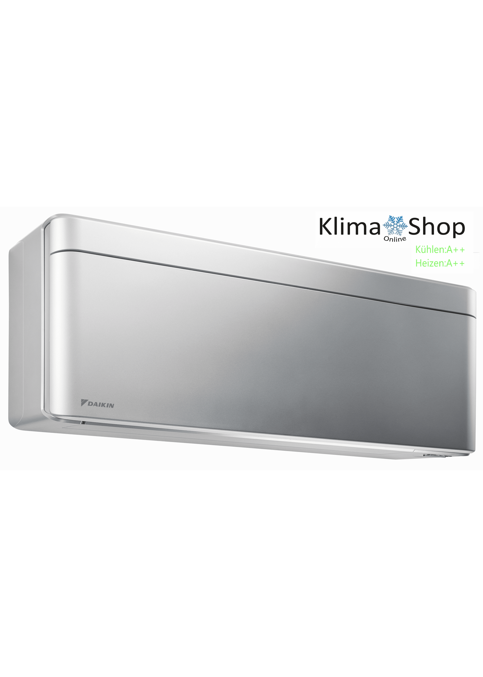 Daikin Klimaanlage Stylish 5,0 kW Wandgerät in silber