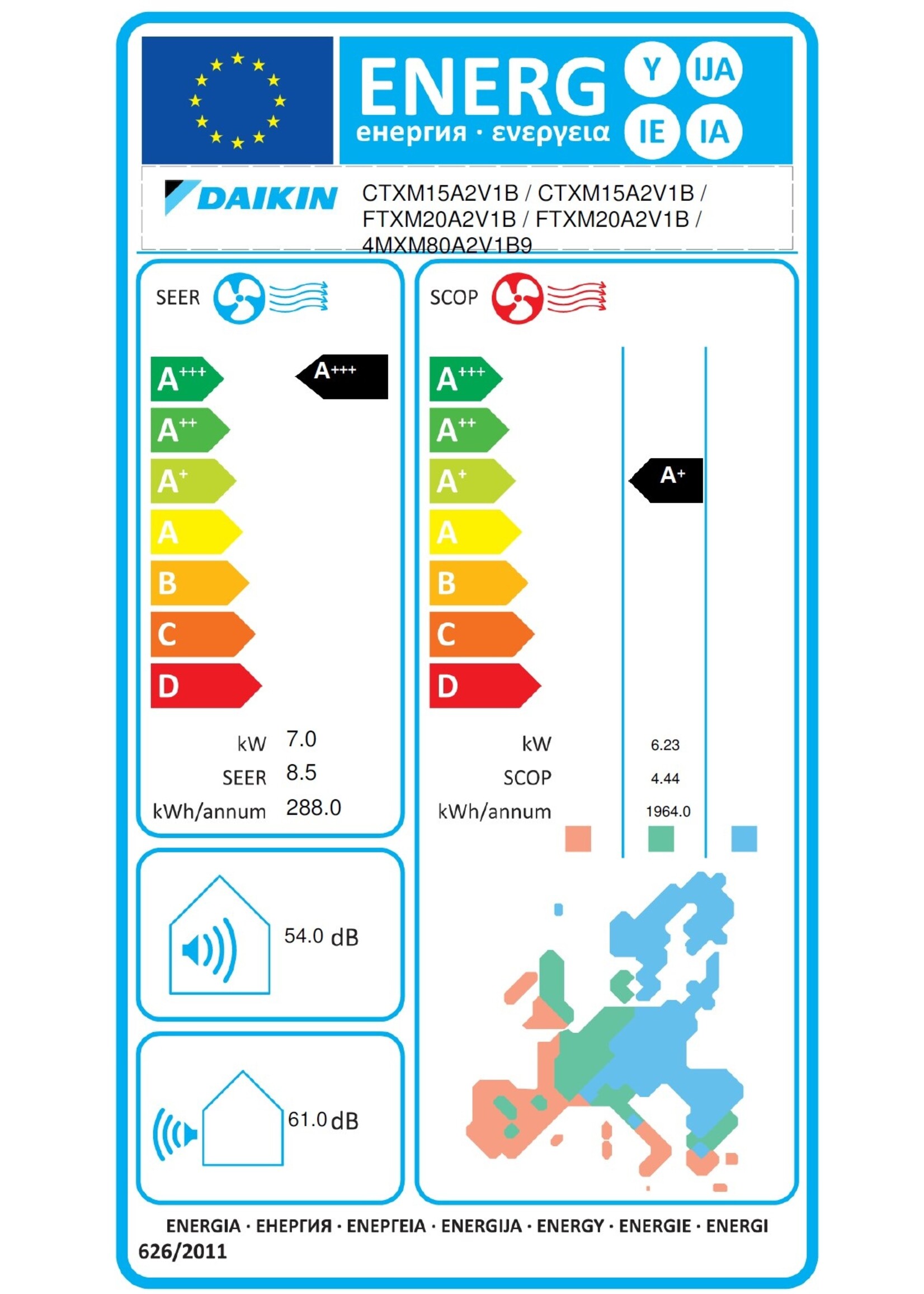 Daikin Klimaanlage Außengerät  4-Raum Multisplit 8,0 kW