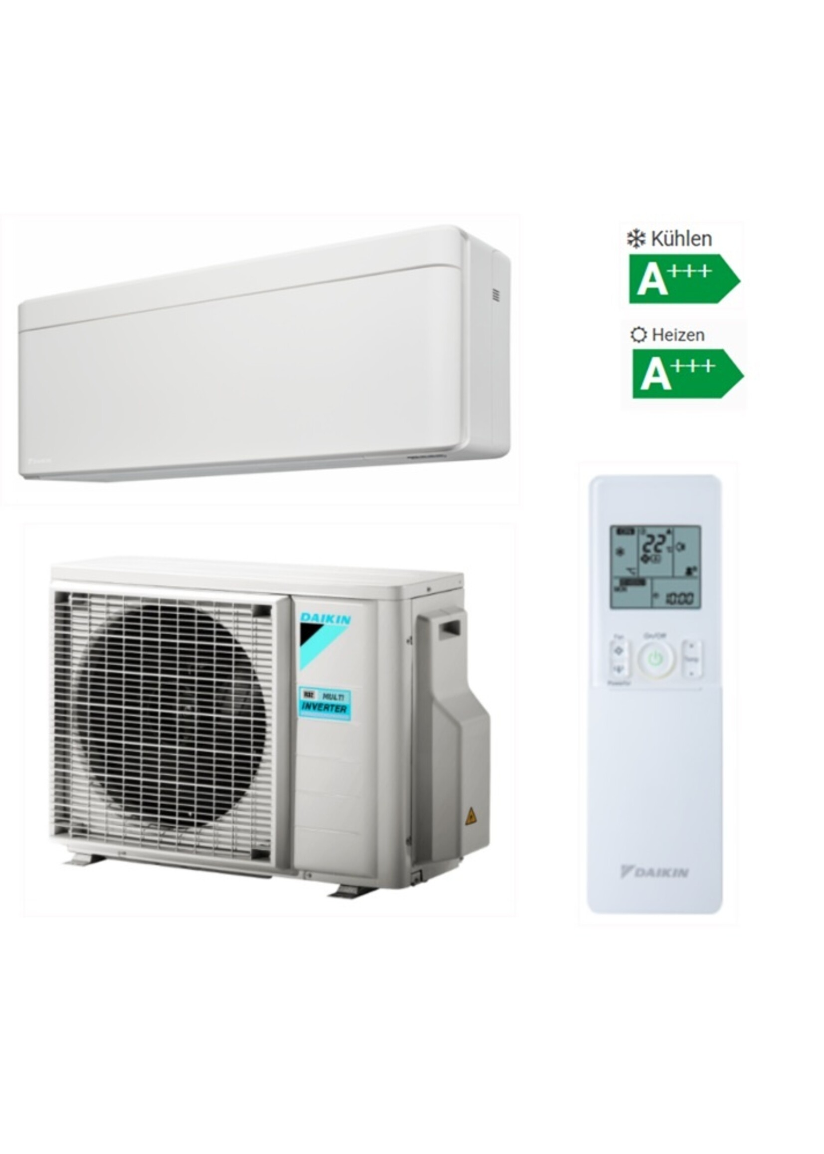 Daikin Set Klimaanlage Stylish 2,5 kW Wandgerät in weiss