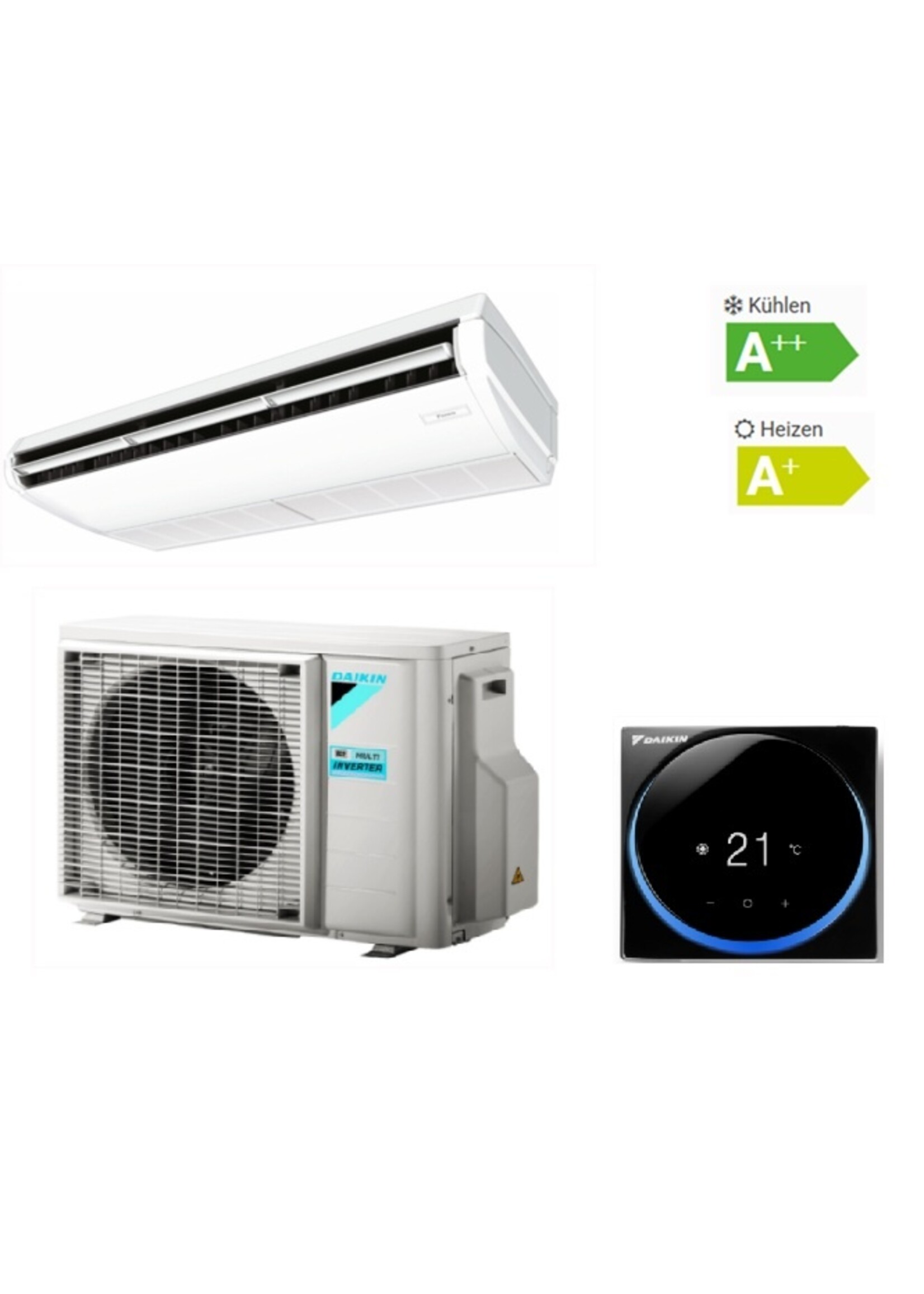 Daikin Set Klimaanlage Deckengerät 3,4 kW