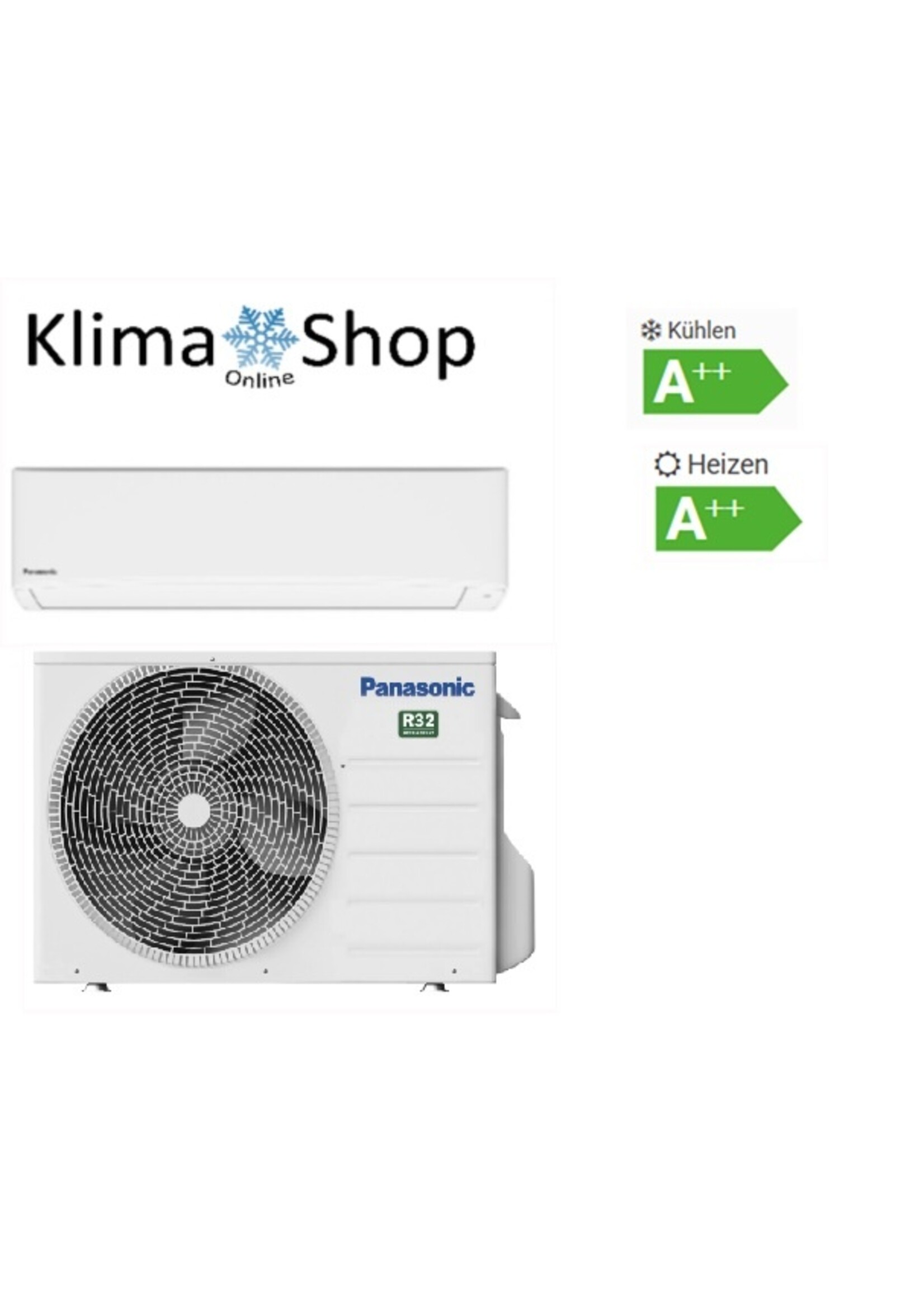Panasonic Single-Split Set mit Wandgerät TZ 2,5 kW