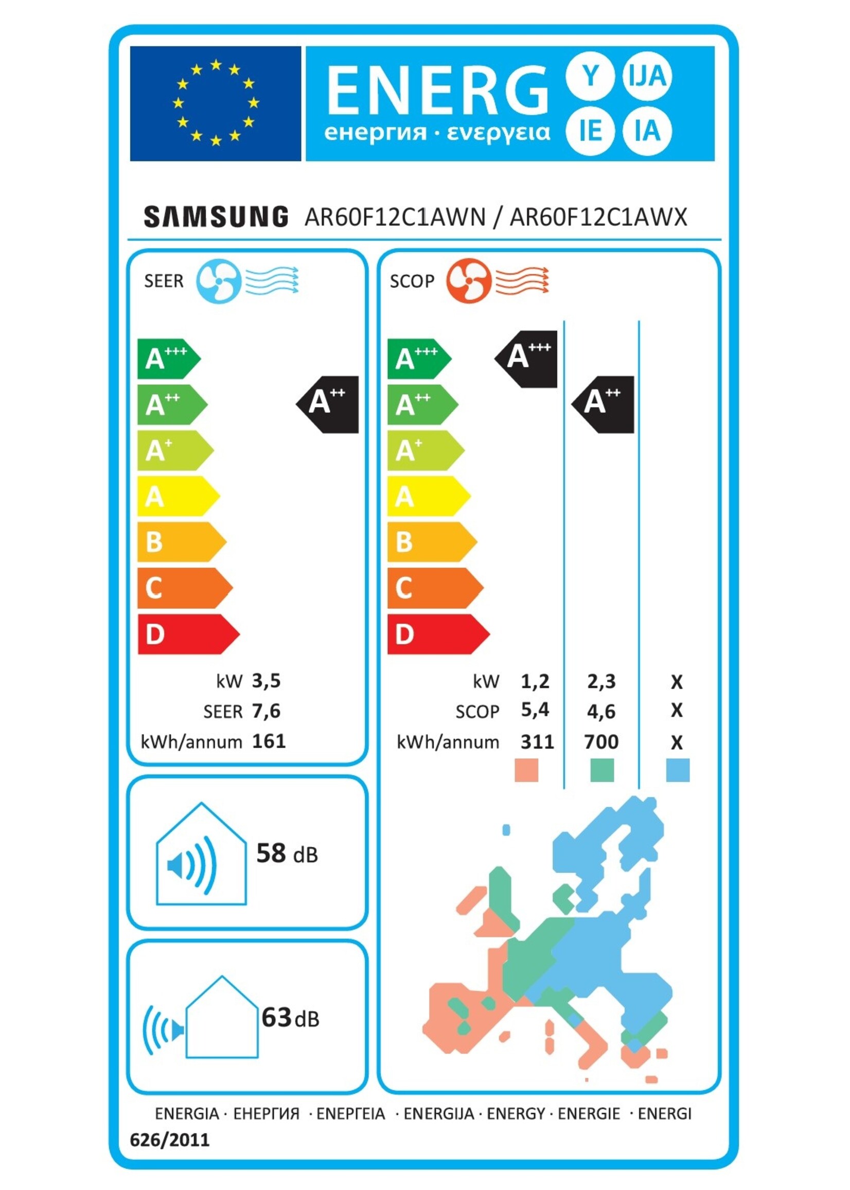 Samsung  Set Wandgerät Windfree Comfort NASA 3,5 kW