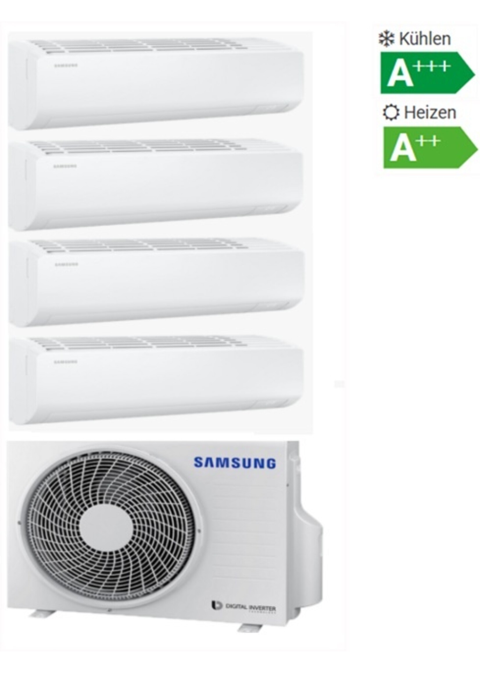Samsung Set-Samsung Cebu Nasa Klimaanlage 2,5+3,5kW für 2 Räume