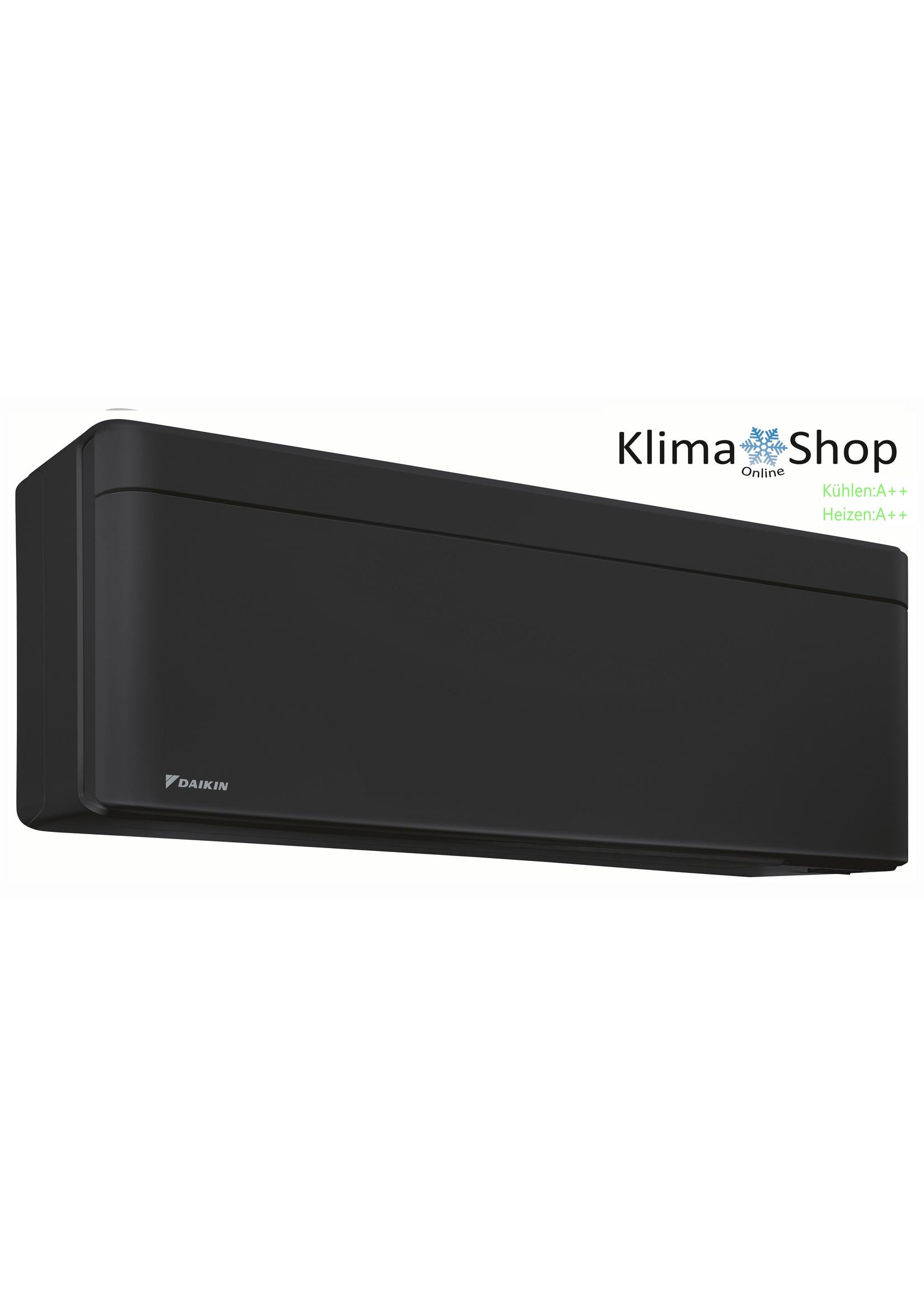 Daikin Set Klimaanlage Emura 2,0 kW Wandgerät in schwarz