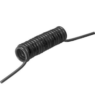 Spiral hose 10mm black, working length 6 meters