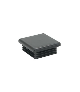 Slat insert cap 100 x 100 mm black (wall thickness 3mm)