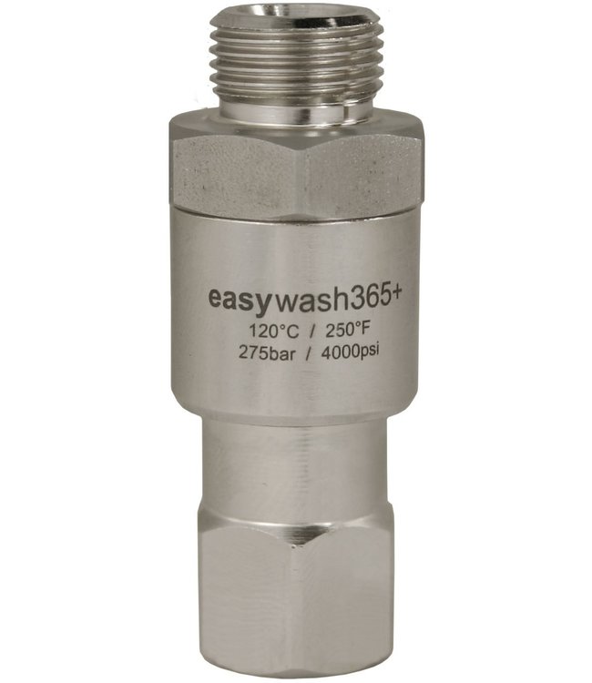 Swivel 1/4 "bi x 3/8" bend straight, stainless steel