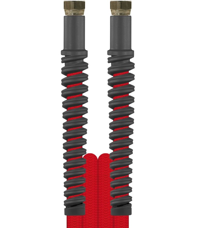 Complete hd wash box hose 1/4" DKR 3.7m, red