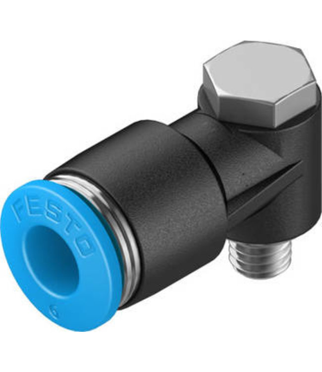 Banjokoppeling M5 x 6mm push-in voor 5/2 ventiel