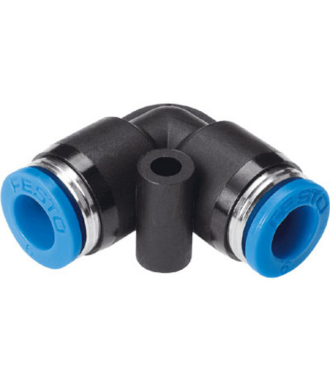 Haakse koppeling 6 mm push-in