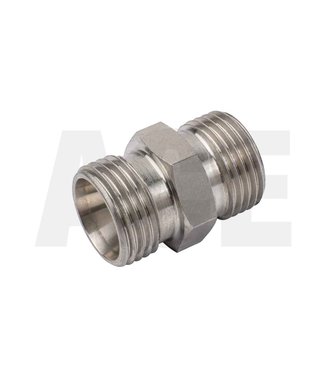 Stainless steel straight coupling 12L without nut and cutting ring