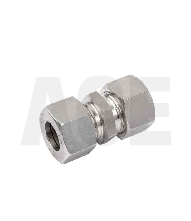 RVS straight coupling 8L