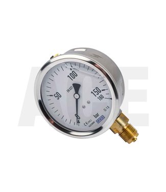 Wanner stainless steel pressure gauge 0-160bar for G25 pump
