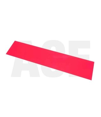 Acrylic sheet red 550x120x3mm for ACE rim intensive