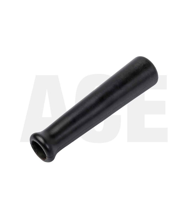 Rubber knikbescherming zwart voor 3/8" slang
