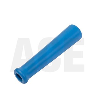 Rubber knikbescherming blauw voor 1/4" slang