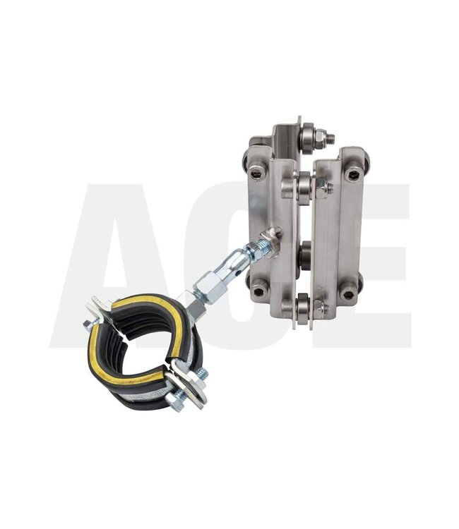 Stainless steel loopcat for rail IR track incl bracket for vacuum hose