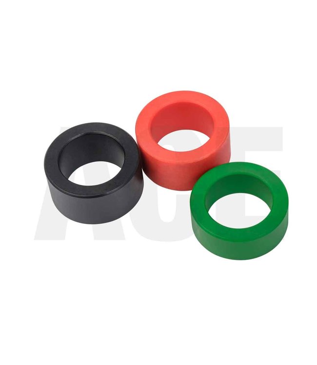 Holz adjustment rings for standard textile roof roller