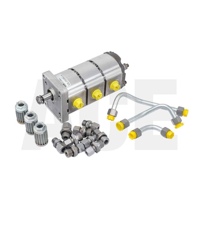 Holz tandradpomp voor hydrauliek-unit