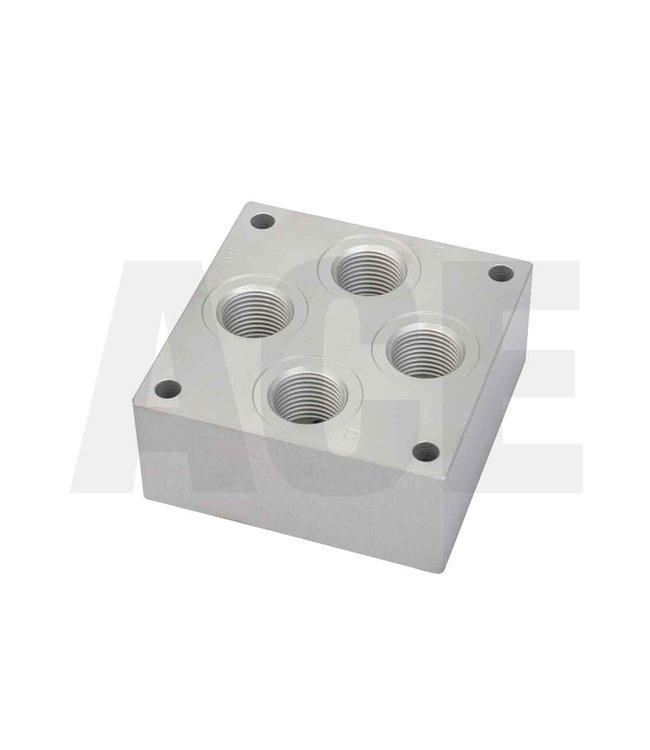 Aluminium verdeelblok voor vickers ventiel