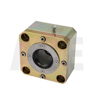 Holz block bearing for thick shaft
