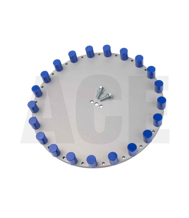 Holz pulsgeverplaat voor 21 pulsen met bouten