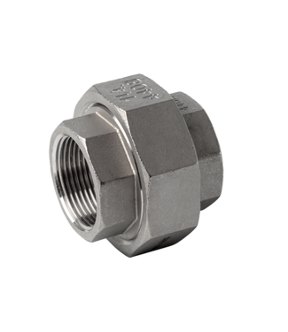 Stainless steel 3/3 coupling 1" inside/inside