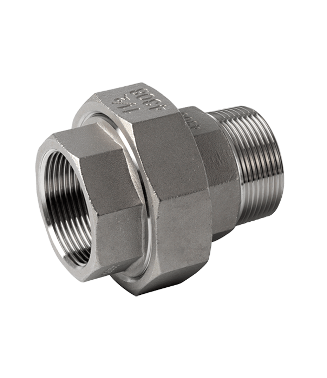 Stainless steel 3/3 coupling 3/4" inside/outside