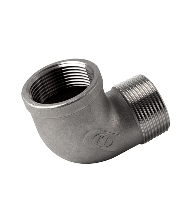 Stainless steel knee 90gr inside/outside 1/8"