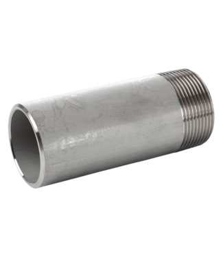 RVS lasnippel 2" x 50mm