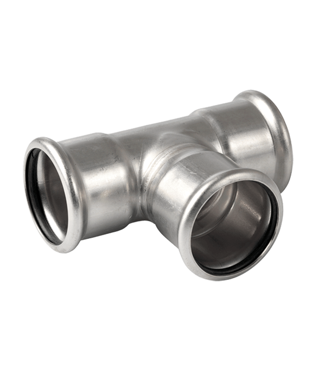 RVS mapress T-piece 22mm